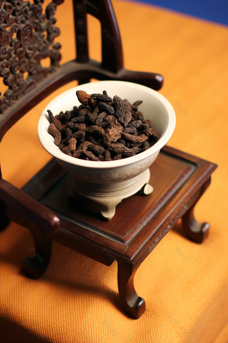 中式木板凳盛放的中药材黄精干,高清,摄影图,摄影图片,图片大全,摄影图免费下载